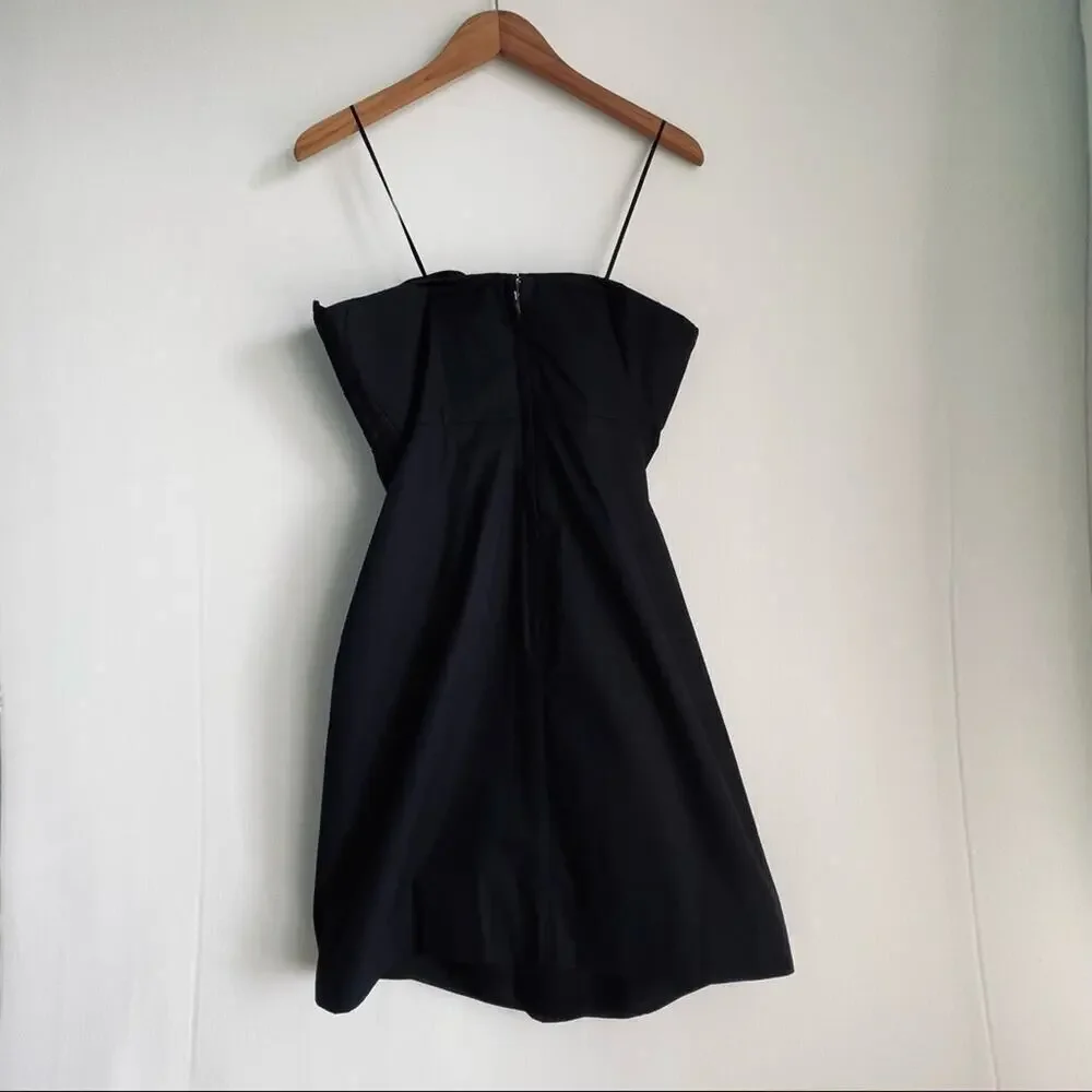 J. Crew black strapless dress mini dress size 10